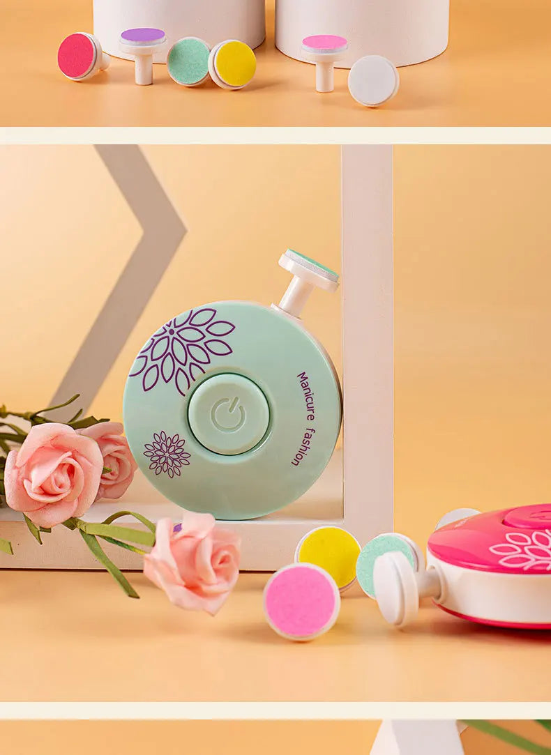 Electric Baby Nail Trimmer Baby Items Kid Nail Polisher Tool Care Kit Easy To Trim Nail File Newborn Baby Things Bebe Accessorie