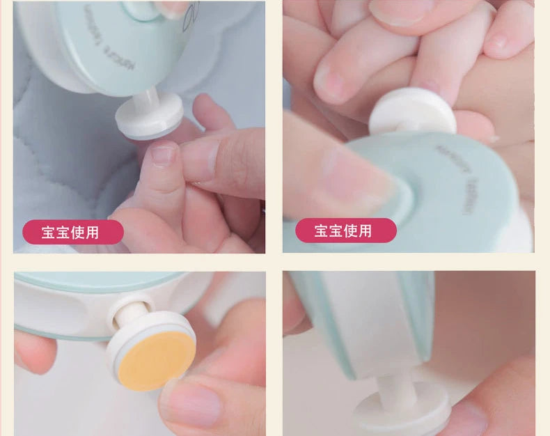 Electric Baby Nail Trimmer Baby Items Kid Nail Polisher Tool Care Kit Easy To Trim Nail File Newborn Baby Things Bebe Accessorie